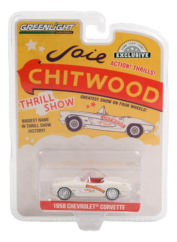 Greenlight 30330 1958 Chevy Corvette - Joie Chitwood Thrill 