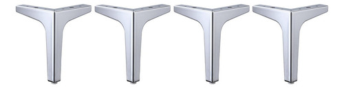 C-f 4 X Hierro Metal Muebles Pierna/pies Metal Sofá 10cm