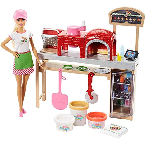 Barbie Pizza Chef Doll And Playset, Rubia