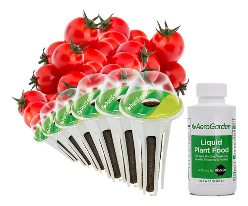 Aerogarden Red Heirloom - Kit De Semillas De Tomates Cherry.