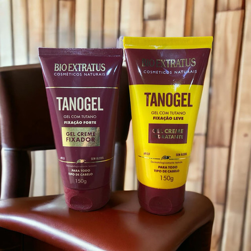 Kit Tutano Fixação Capil Tanogel Hidratante + Fix Forte 150g