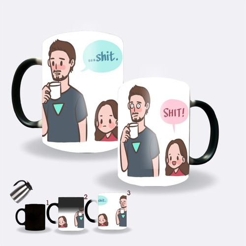 Imagen 2 de 5 de Taza Magica Avengers Endgame