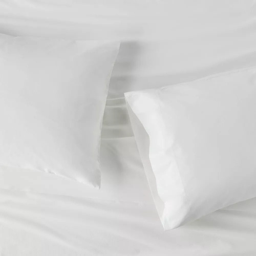 Sábanas Frescas Extra Suaves Anti Arrugas Tacto Lino 4 Pzas Color Blanco Diseño De La Tela Rey