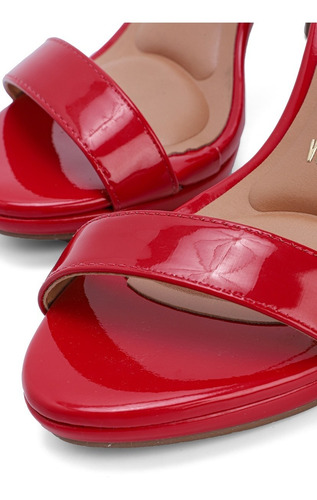 Imagen 5 de 6 de Sandalia Mujer Vizzano Rojo Charol