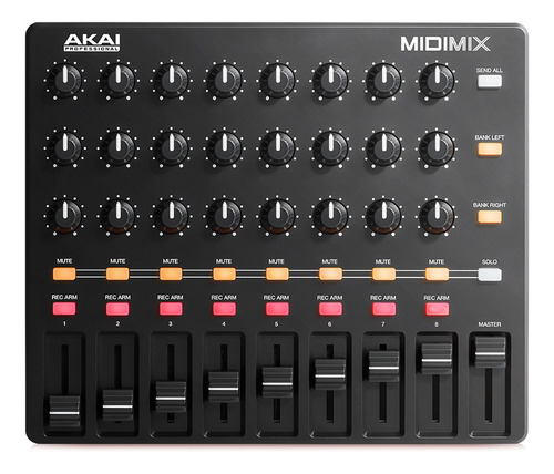 Controlador MIDI pad Akai Midimix negro