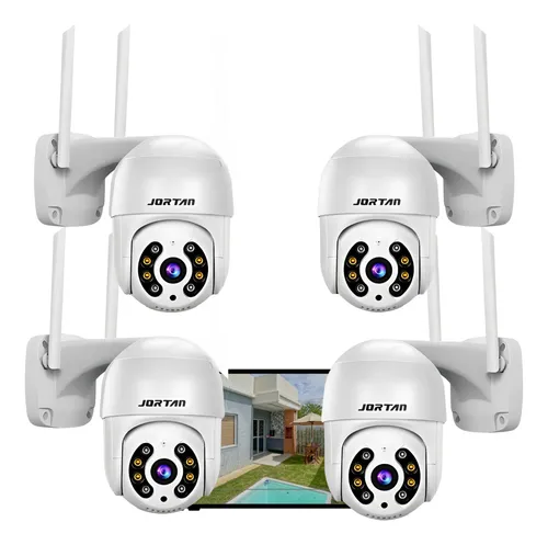 comprar Kit 4x Câmera Segurança Ip Wifi Auto Tracking Audio Yoosee