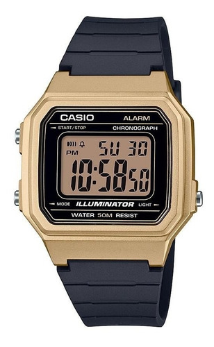 Reloj pulsera Casio Digital W-217HM, para hombre color
