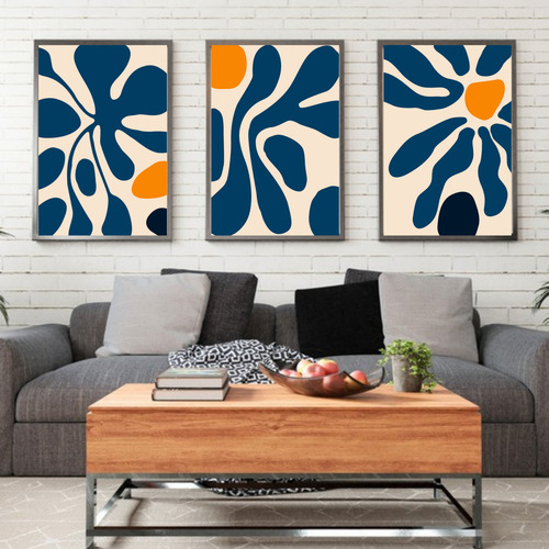 Set 6 Laminas Imprimibles Para Cuadros Estilo Abstracto Deco