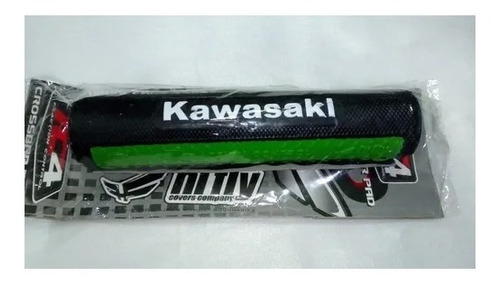Imagen 1 de 1 de Pad Protector De Manubrio Kawasaki Verde Alta Calidad Rpm764