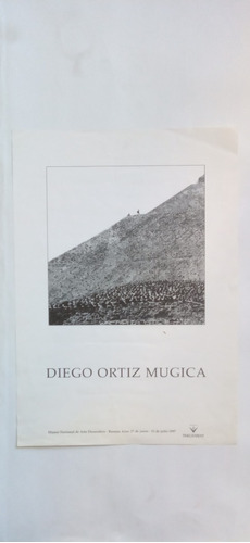 Diego Ortíz Mujica. Afiche Muestra 1997. Arte Decorativo.