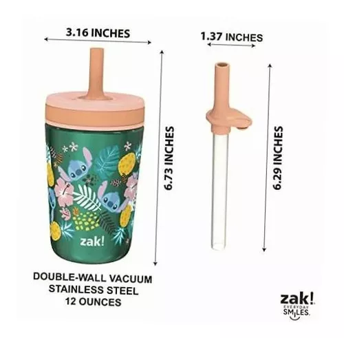 Zak Designs Disney Lilo and Stitch Kelso Tumbler Set Leak-Proof