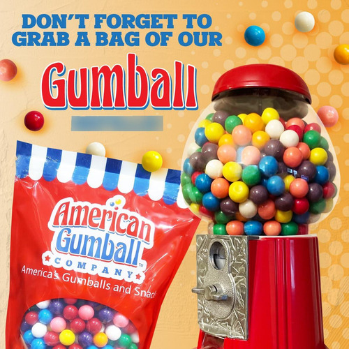 Máquina De Chicles American Gumball Company Modelo Clásico R Color