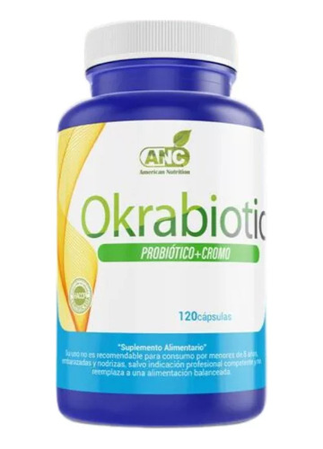 Okrabiotic Probiotico + Cromo 120 Capsulas  Anc