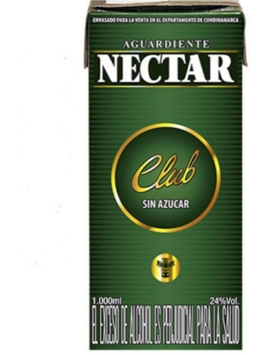 Aguardiente Nectar Verde Litro