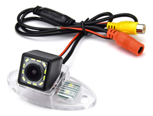 Asatah Camara De Vision Trasera De Coche Con 12 Luces Led Pa