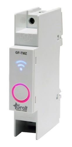 Interruptor Inteligente Wi-fi Riel Din Gralf 16a Temporizad