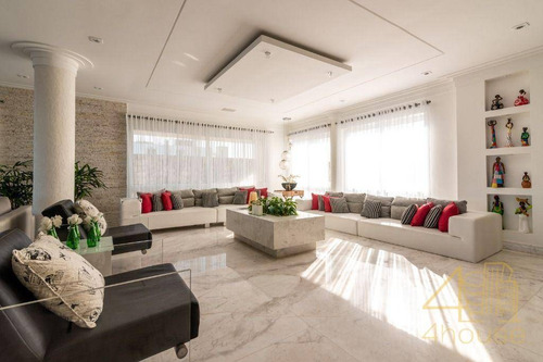 Imagem 8 de 30 de Mansão À Venda No Guarujá, Vista Para O Mar. 1411 M², Mobiliada E Decorada, Alto Padrão, 10 Suítes E Lazer Completo. Balneário Praia Do Pernambuco - Ca0599