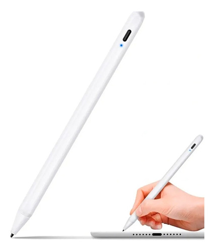 Lápiz Táctil Pencil Blanco Puntas Rechazo De Palma Para Ios 