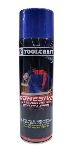 Adhesivo En Aerosol Multiusos 500ml Toolcraft Tc5839