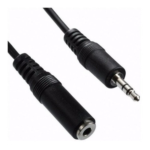 Cable De Audio - Plug 3.5 M A Jack 3.5 H 4 Mts