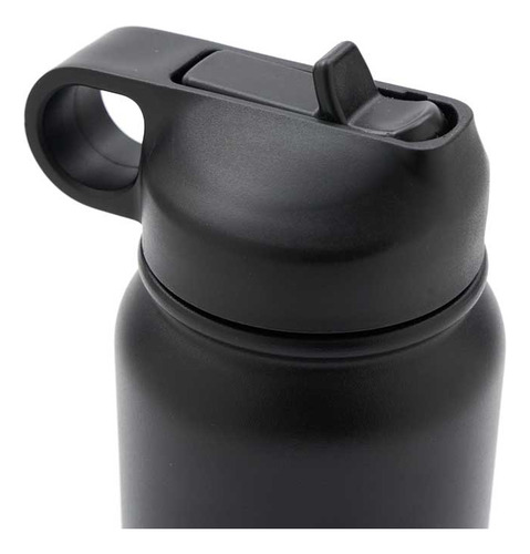 Botella Deportiva Termica Acero Inoxidable Hydra Go 1200ml Color Negro