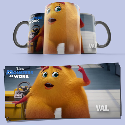 Plantillas Para Sublimar Tazas Monster At Work