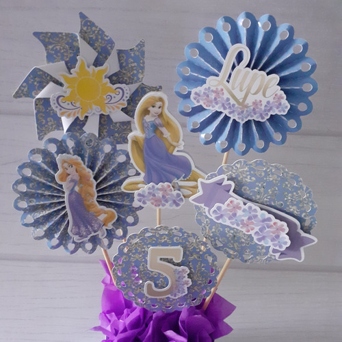 Centros De Mesa Personalizados Rapunzel