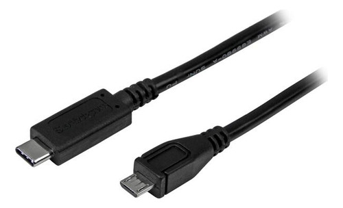 Cable Usb-c A Micro B Startech Usb2cub1m Usb 2.0 1m Color Negro