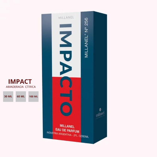 Perfume Millanel N° 256 Impacto Hombre Edp 30 Ml