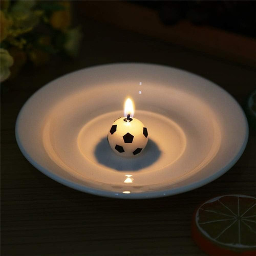 6 Velas De Pastel De Fútbol, Decoración De Pelota De Fútbo