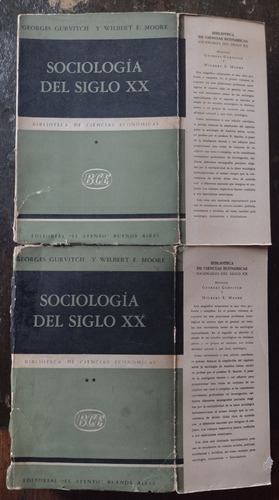 Sociología Del Siglo Xx De Gurvitch Y Moore - El Ateneo