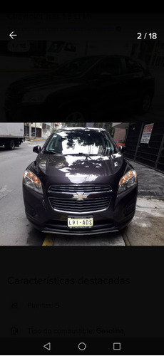 Chevrolet Trax 2015 Versión Lt, T/a Paquete De Seguridad
