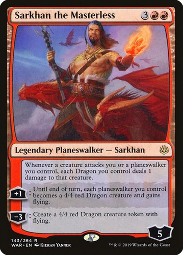 Magic Sarkhan The Masterless War Of The Spark