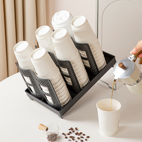 Portavasos Con Soporte Para Tazas Y Tapas, Vasos Desechables
