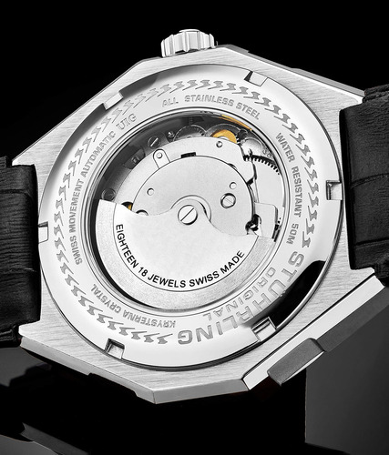 Stuhrling Reloj Automático Suizo Original Para Hombre Reloj