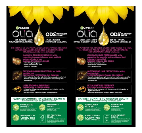 Tintura De Cabello Garnier Olia S/amoníaco 7.20 Cuarzo Rosa