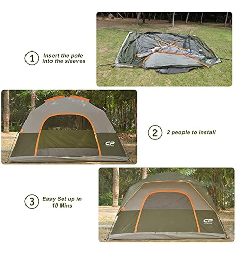 Campros Tent-6-person-camping-tents, Carpa Domo Familiar Imp