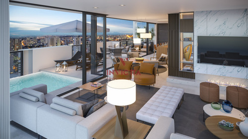 Imagem 5 de 17 de Apartamento Com 3 Dormitórios À Venda Com 302m² Por R$ 2.060.000,00 No Bairro Bigorrilho - Curitiba / Pr - Aa 1570