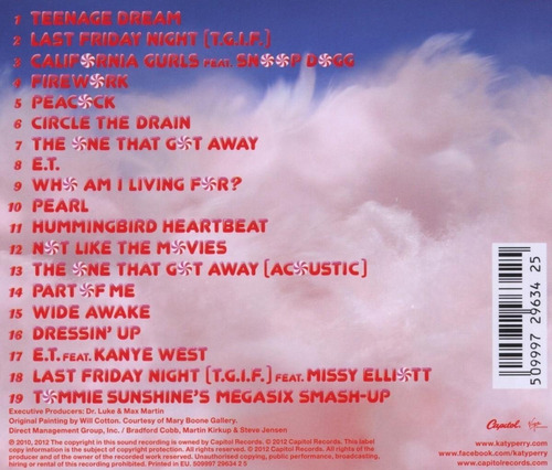 Katy Perry Teenage Dream The Complete Confection Cd