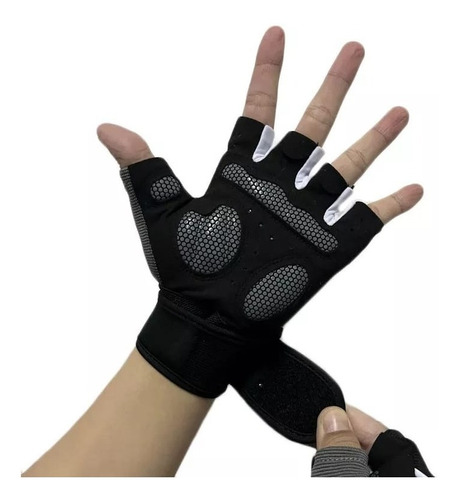 Guantes Apoyo Y Protecion Para Gym 1par Antiderrape Aolikes