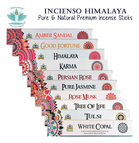 Incienso Rosa Persa - Himalaya Incense Premium