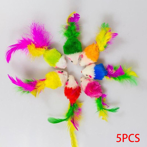 Brinquedo Interativo Realista Para Gato E Rato, 5 Peças,