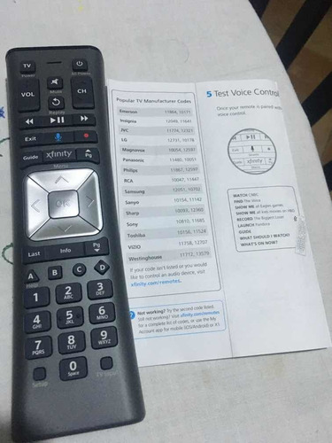 Control Universal Xfinity Sma Tv