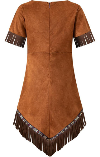 Disfraz De Nativo Americano De Okbebe, Vestido De Indios Ame