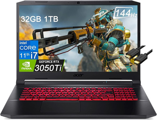 2022 Acer Nitro 5 Geforce Rtx 3050ti 4gb Laptop Para Juegos