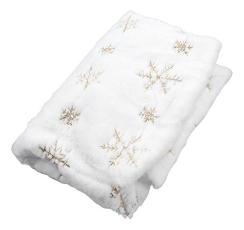 Falda Blanca Para Árbol De Navidad De 35.4 Pulgadas, Forma R