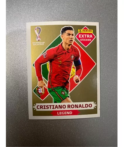 CRISTIANO RONALDO OURO (Gold) - EXTRA LEGEND (Portugal) - Figurinha  Original 