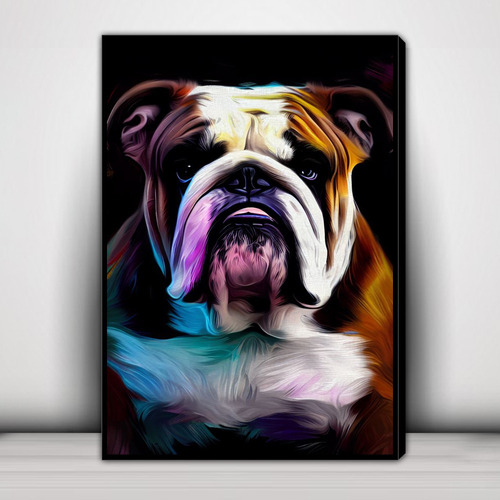 Cuadro Decorativo Bulldog Ingles Perro H241