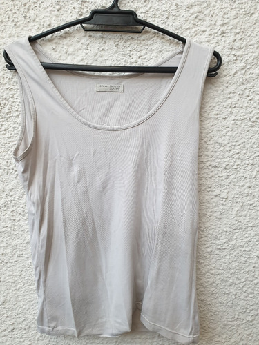 Juego De Musculosas Blancas Zara Talle L.