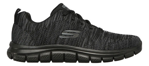 Tenis Training Skechers Track Front Runner - Negro-gris